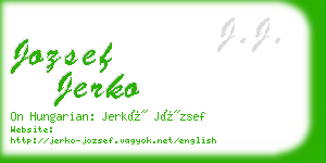jozsef jerko business card